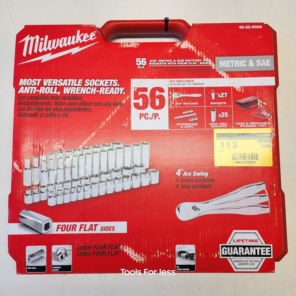 3/8 in Drive SAE/Metric Ratchet and socket 3/8 in Drive SAE/Metric Ratchet and socket